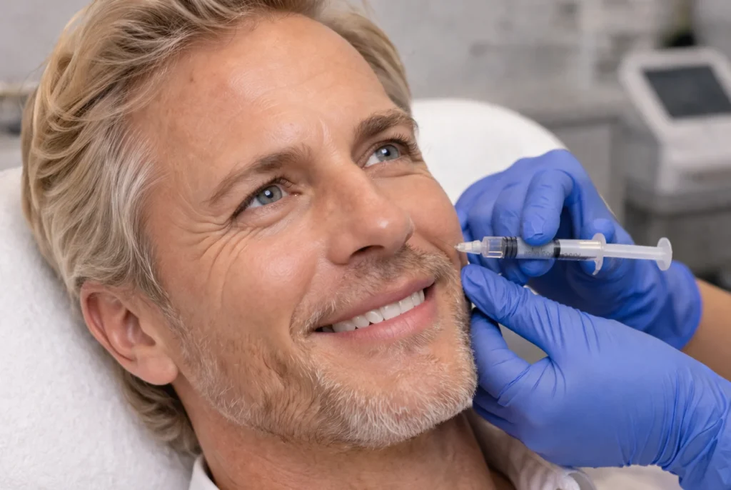Types of dermal filler and their side effect profiles InjectCo MedSpa treatment illustration
