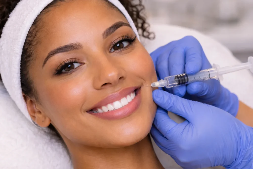 Choosing a qualified injector to reduce dermal filler risk InjectCo MedSpa treatment illustration