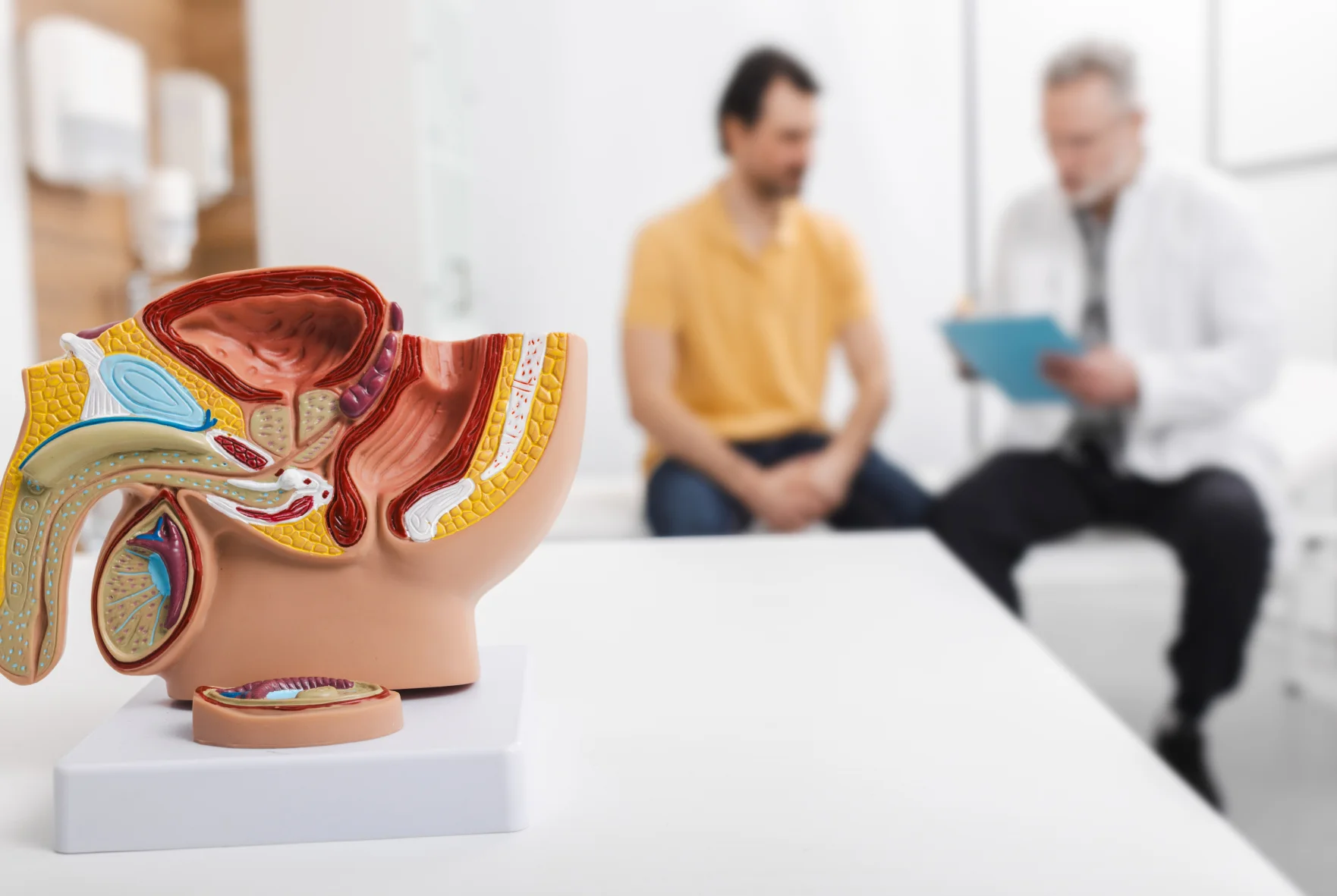 Private mens health consultation at InjectCo MedSpa Private consultation covering expectations and risks before treatment
