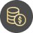 Coins icon for founder pricing